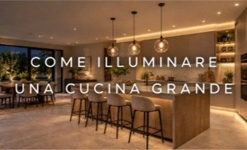 Immagine di Come illuminare una cucina grande: zone, isola e scene